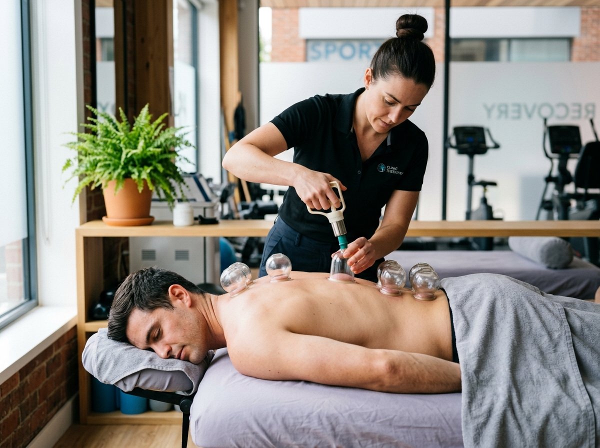 Myofascial Cupping Therapy along back
